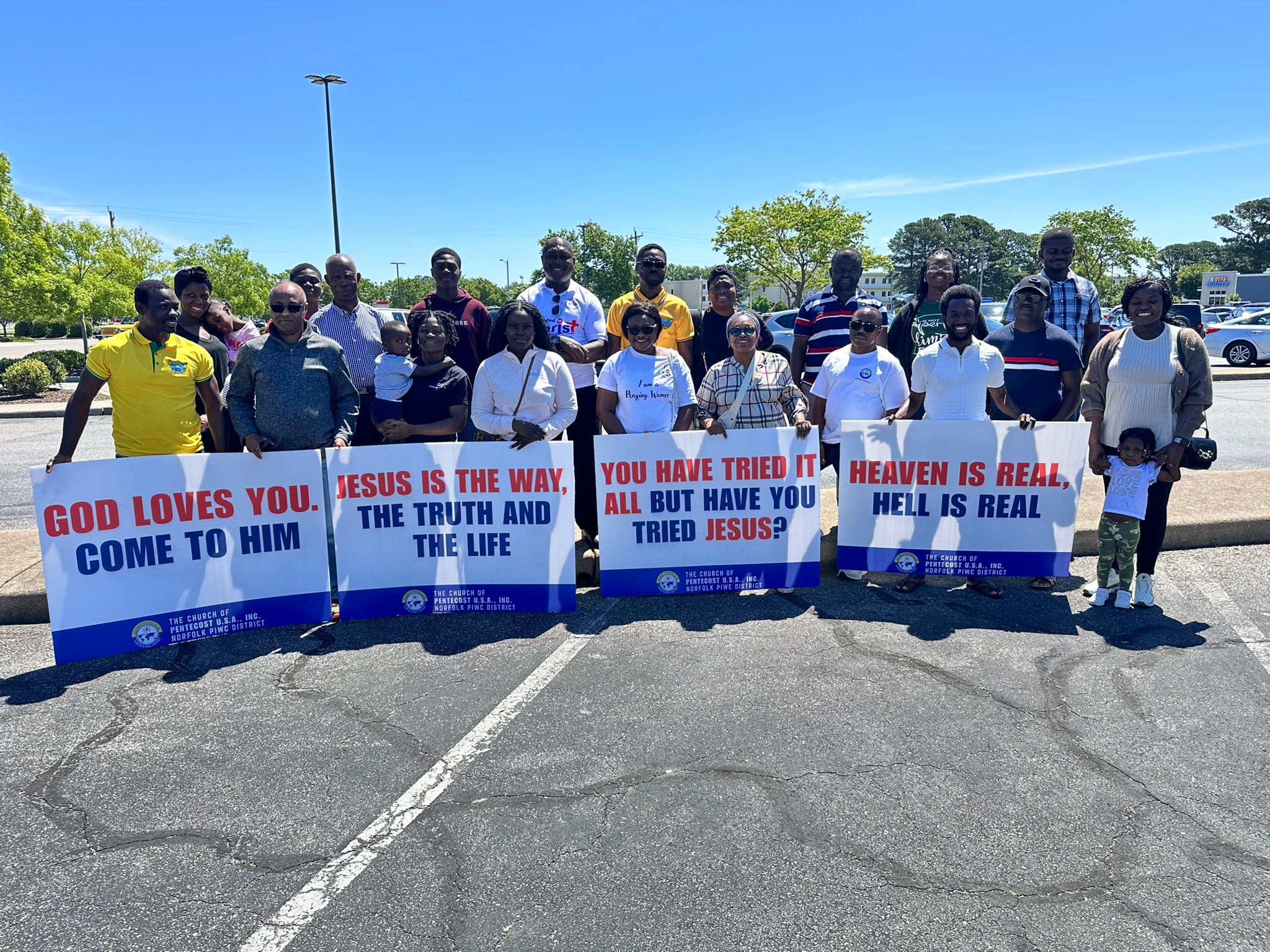 Norfolk PIWC Evangelism Ministry outreach team