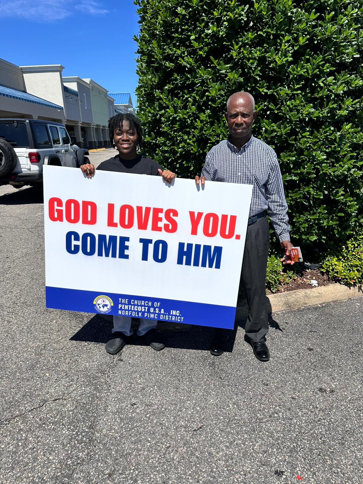 Evangelism Ministry sharing the Gospel